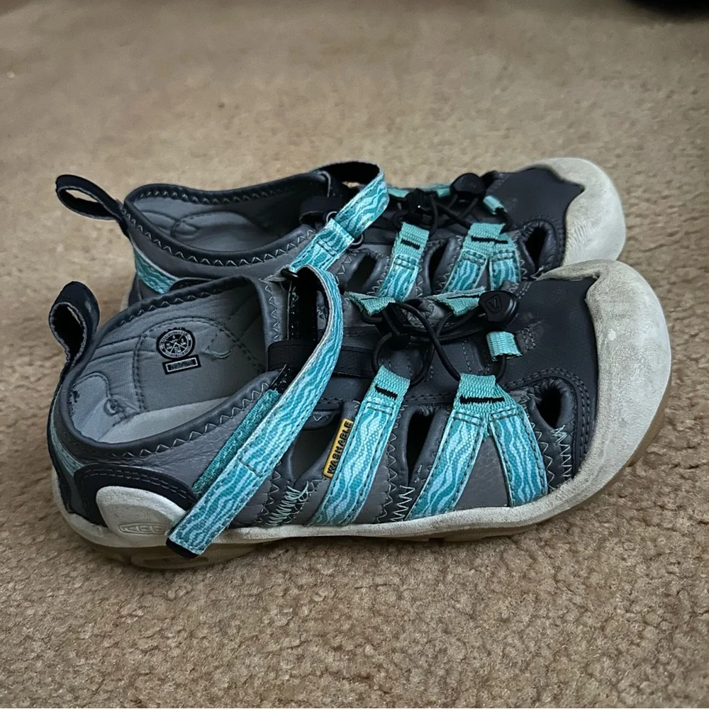 Keen Kids Newport H2 Hybrid Sandals, Ocean/Grey, 1026155, Size 4‎